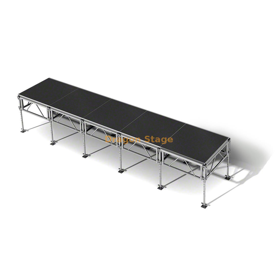 Outdoor Adjustable Catwalk T Stage 20x4ft المنصة الخارجية القابلة للتعديل T المرحلة 20x4ft