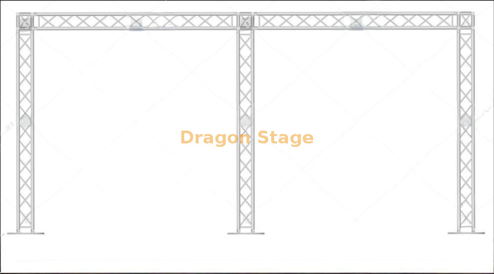 Aluminum Wedding Lighting Backdrop Stand Truss خلفية حفل زفاف الألومنيوم تروس الجمالون