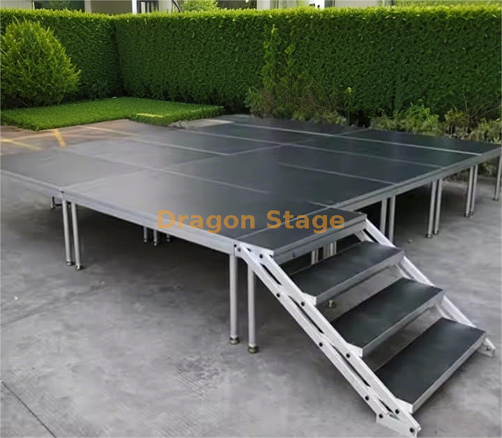 Aluminum Quick Stage Mounting System 5x4m نظام تثبيت مرحلة سريعة الألومنيوم 5x4m
