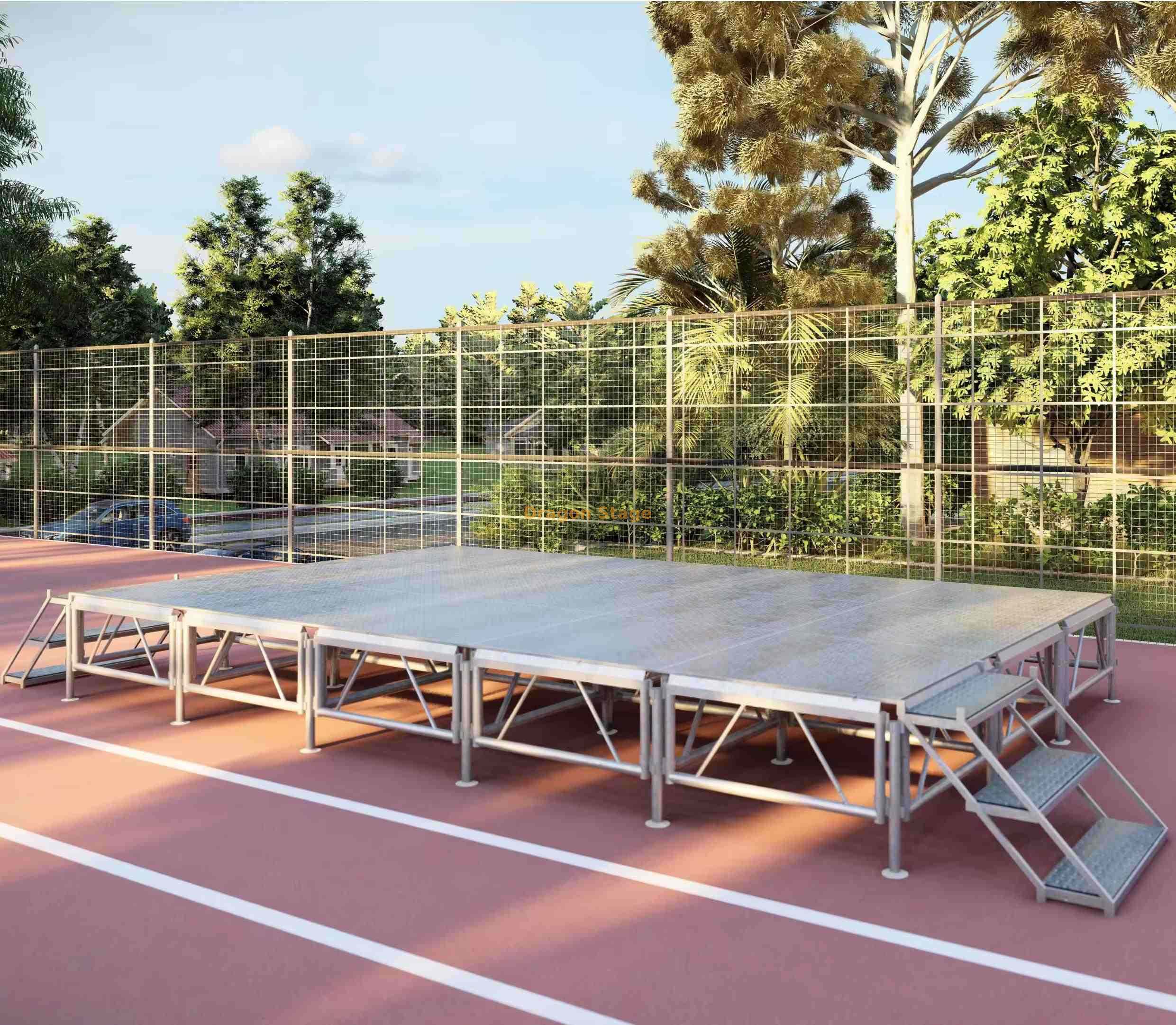 20x12ft stage 20 × 12 قدم