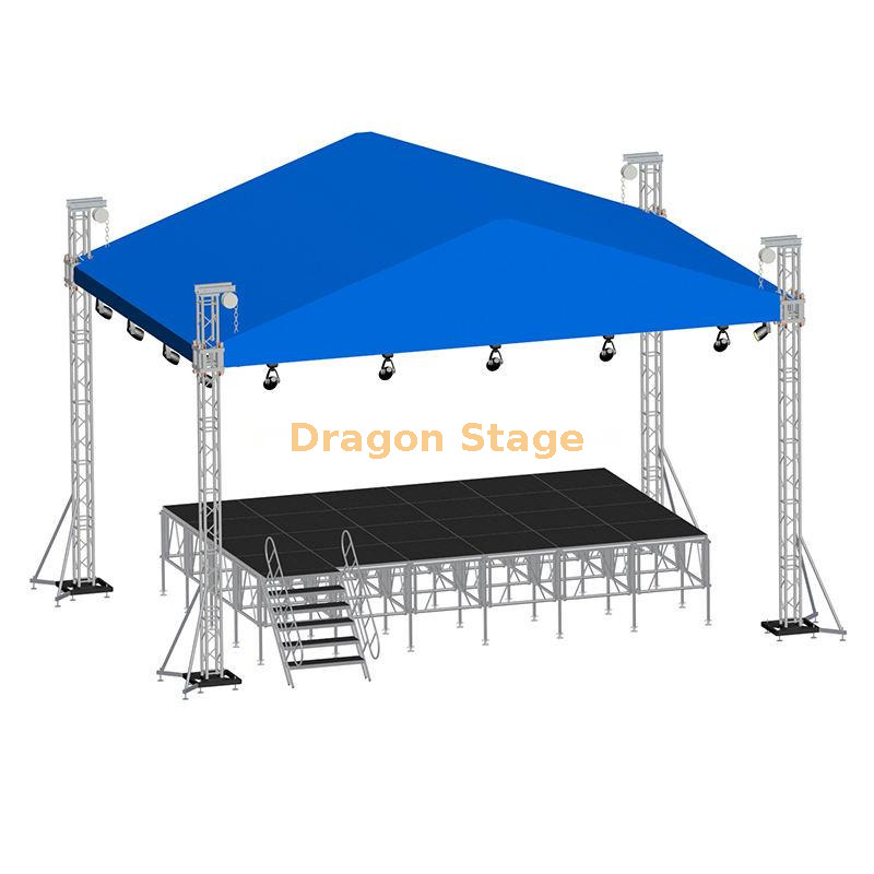 Standard Truss Roof System 8x7x6m نظام سقف الجمالون القياسي 8x7x6m