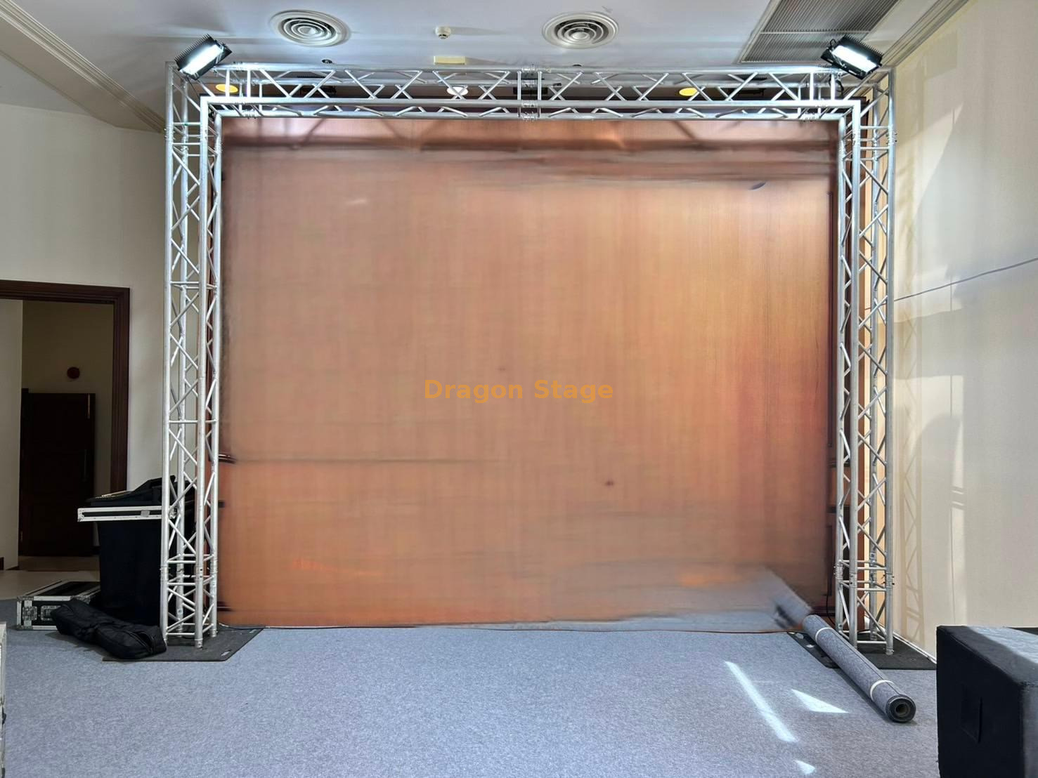 F34 Square Box Spigot Truss Goal Post F34 مربع مربع مربع spigot truss post post