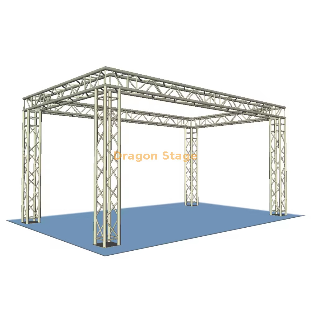 290mm Light Duty Box Truss for Aluminium Stage الجمالون 290mm لضوء مربع مربع لمرحلة الألومنيوم