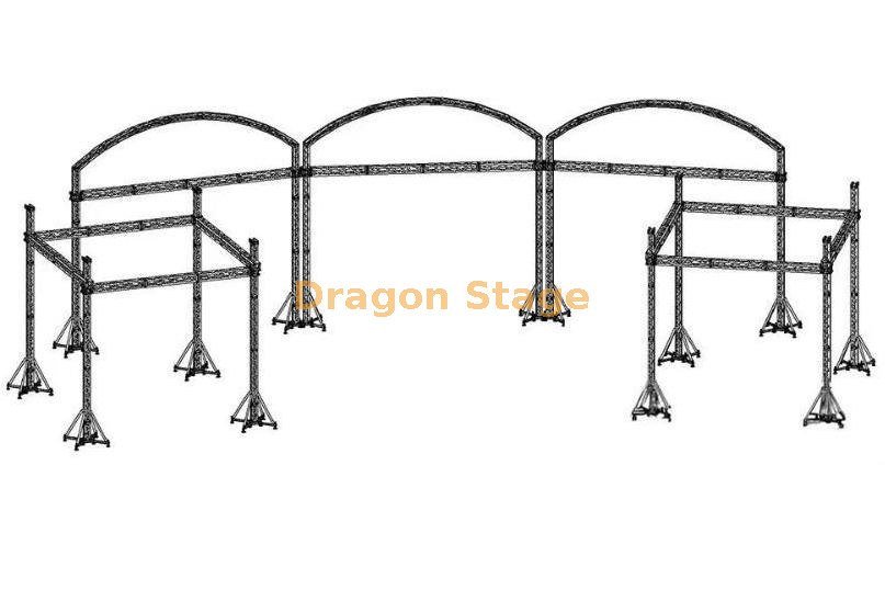 Arch Truss System for Concert Archway Stage Design نظام القوس الجمالون لتصميم مرحلة الحفلات الموسيقية