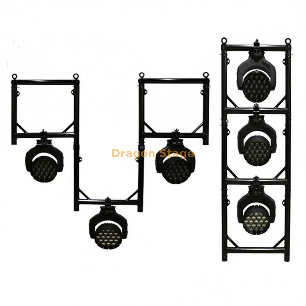 660x500mm Aluminum U-Frame Lighting Truss for Moving Head and Stage Light Suspension تروس إضاءة على شكل حرف U من الألومنيوم مقاس 660 × 500 مم لتحريك الرأس وتعليق ضوء المسرح