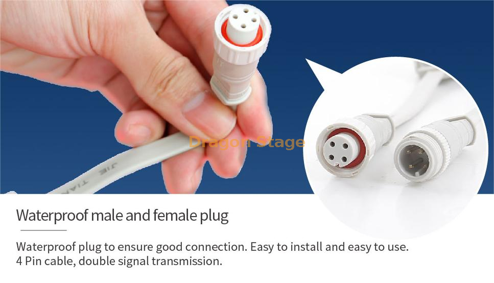 Waterproof IP68 LED RGB Point Light 40D (5) ماء IP68 LED RGB نقطة الضوء 40D (5)