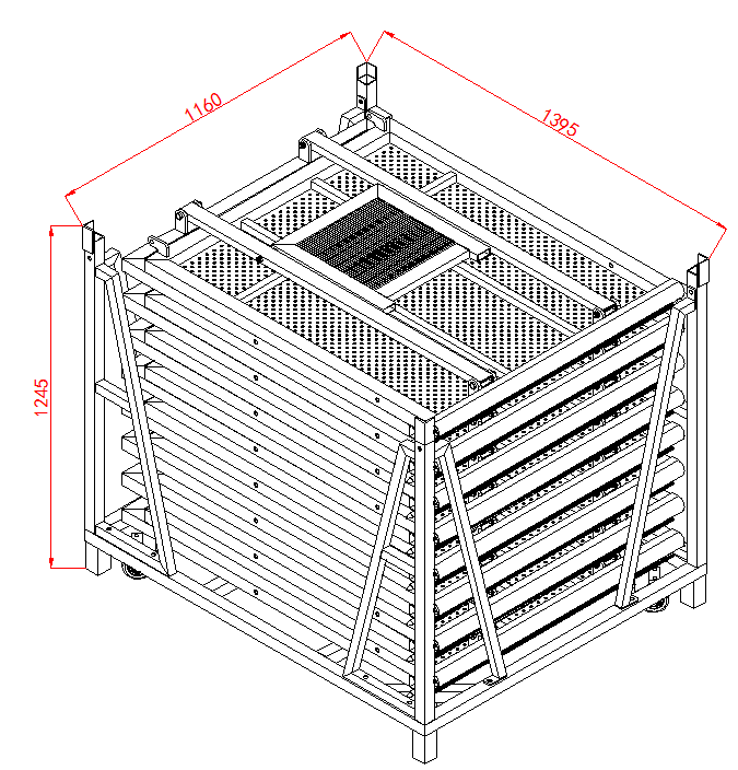 cart in 8pcs عربة في 8 قطع