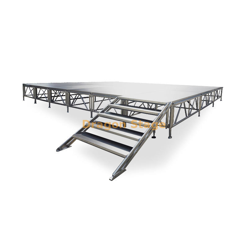 Portable Outdoor concert stage for sale 7.32x7.32m مرحلة الحفل الموسيقي في الهواء الطلق المحمولة للبيع 7.32x7.32m