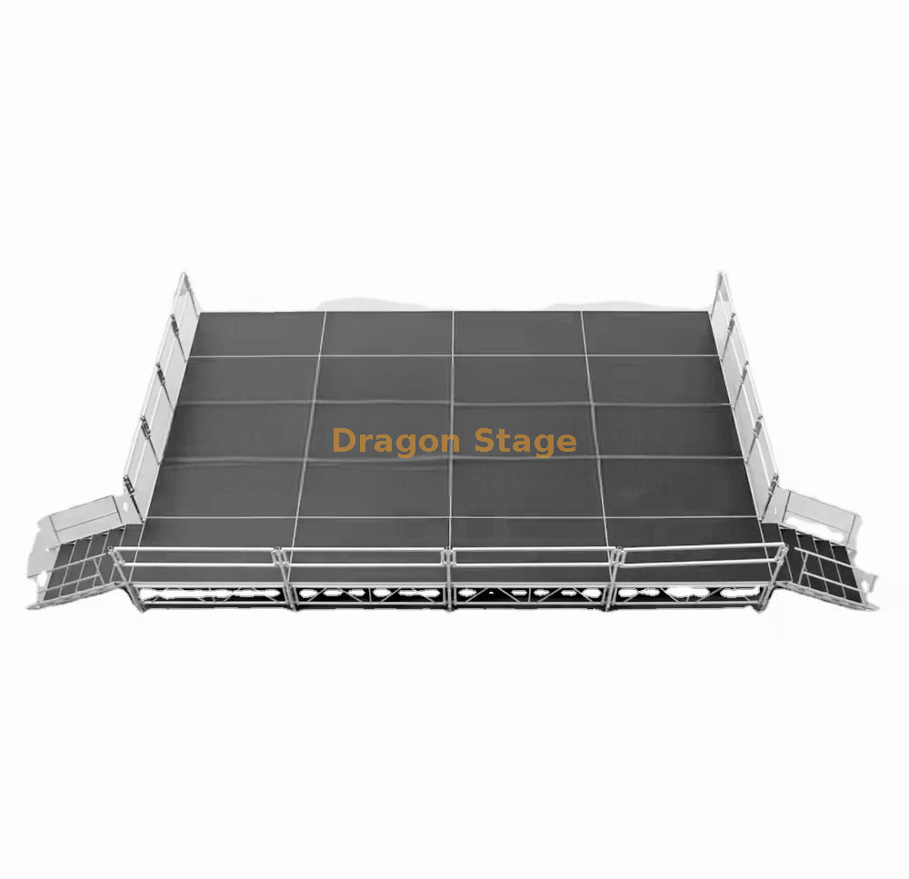 Park Aluminum Portable Square Stage 9.76x6.1m مسرح بارك ألومنيوم متنقل مربع 9.76 × 6.1 م