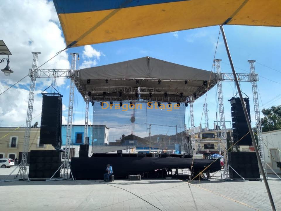 Platform Ladder Aluminum Rack Speaker Truss 15x9x9m منصة سلم الألومنيوم رف مكبر صوت Truss 15x9x9m