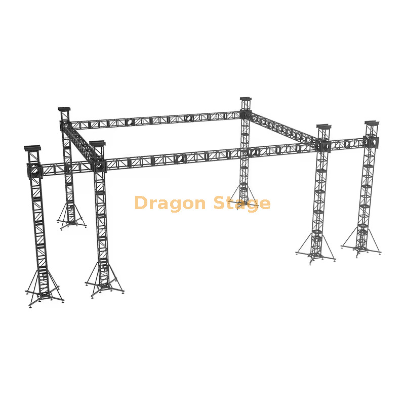 10x8x6m Professional Event Lighting Aluminum Stage Truss 10x8x6m تروس مسرح الألومنيوم لإضاءة الأحداث الاحترافية