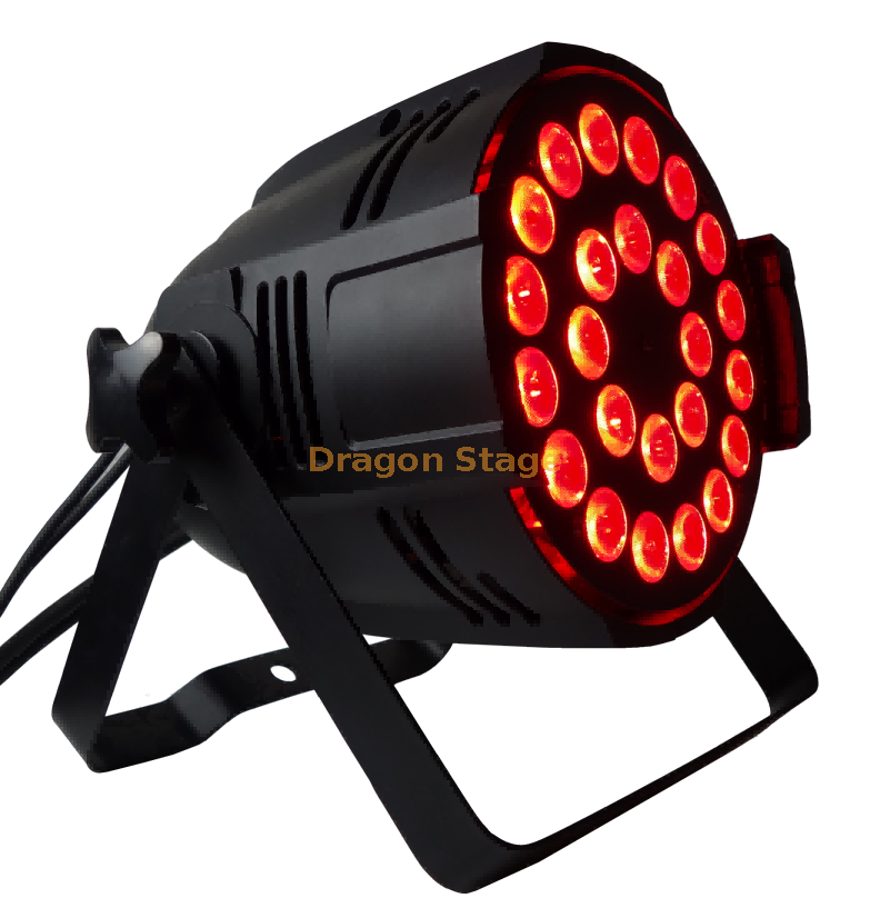 24 Beads Six-in-one Cast Aluminum Par Lights (5) 24 حبات ستة في واحد مصابيح الألمنيوم المصبوب (5)