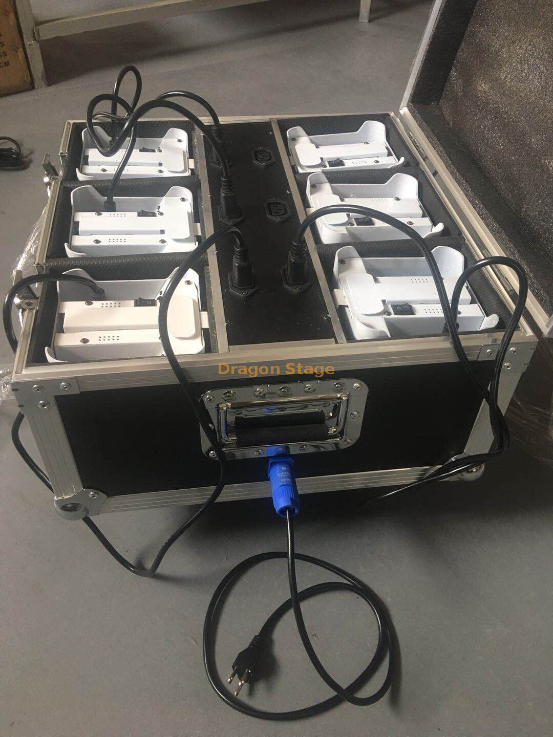 Wedding 6 Batteries Wireless WIFI Charging Washer Light 6 in 1 Full-color DMX Stage Cast Aluminum Remote Control LED Lamp (3) Wedding 6 بطاريات لاسلكية WIFI شحن غسالة ضوء 6 في 1 كامل اللون DMX المرحلة الألومنيوم المصبوب التحكم عن بعد LED مصباح (3)