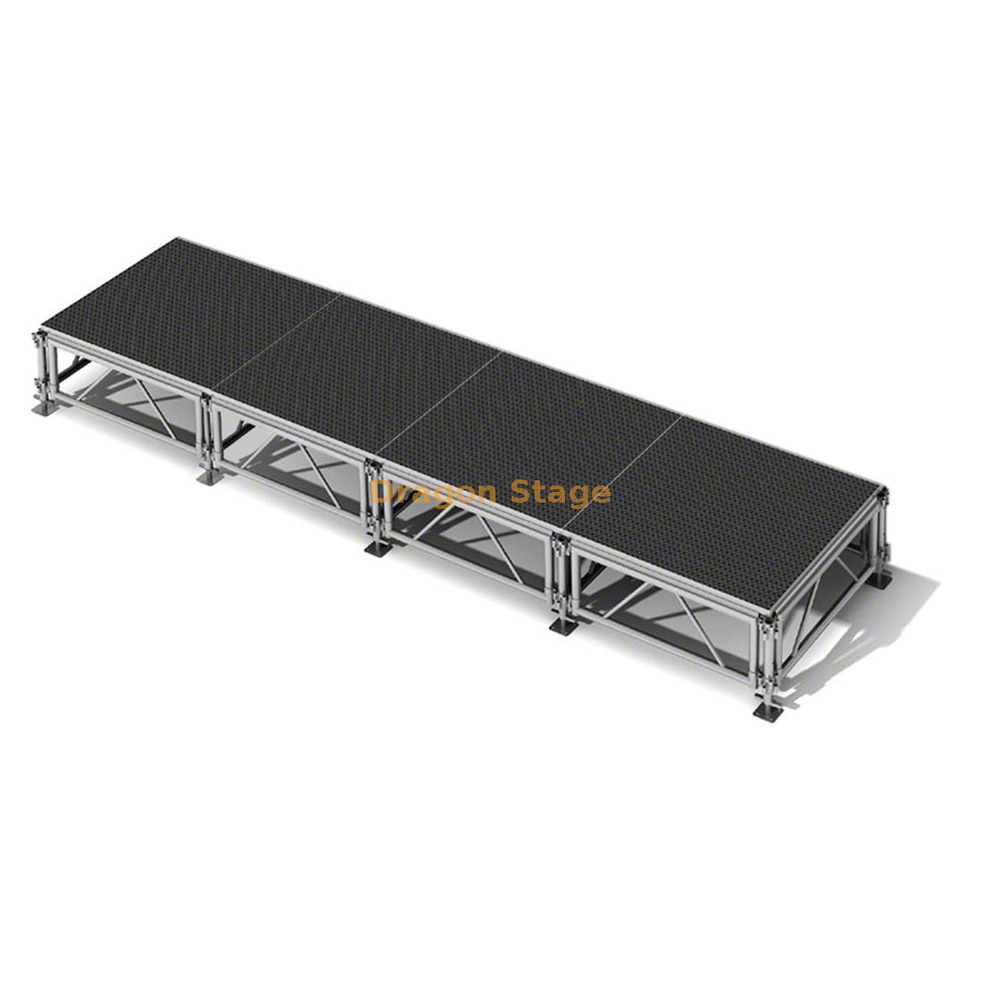 4X4FT Portable Modular Platform Aluminum 4.88x1.22m 4X4FT منصة وحدات محمولة من الألومنيوم 4.88x1.22 م