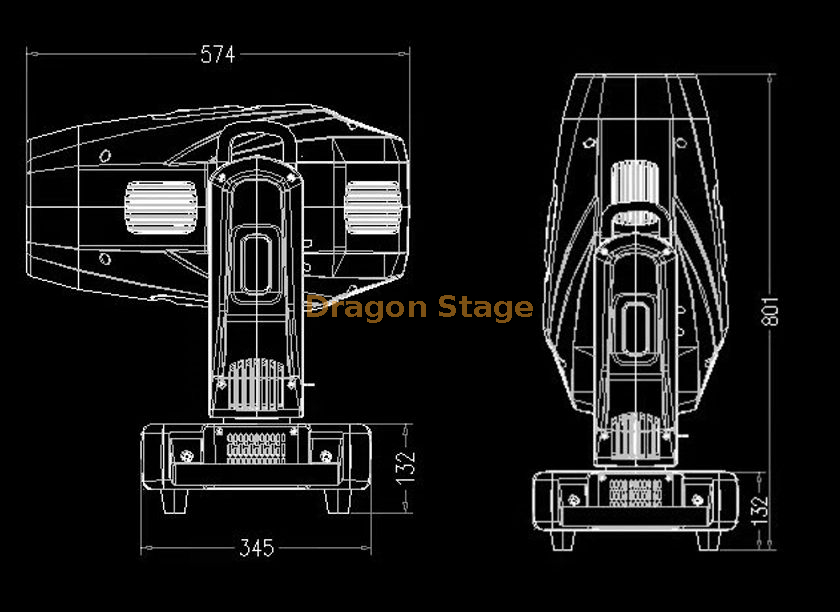 700w led moving profile (8) 700 واط أدى الملف المتحرك (8)
