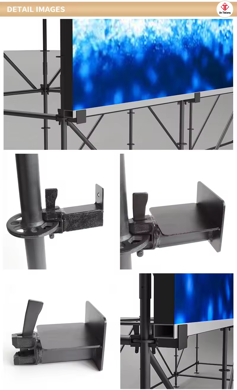 Layher LED wall holder (2) حامل جدار LED Layher (2)