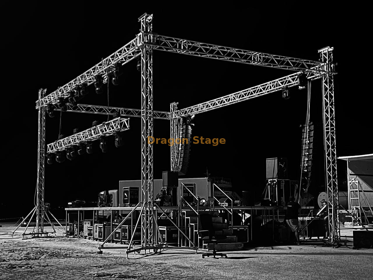 11m stage truss الجمالون المرحلة 11M
