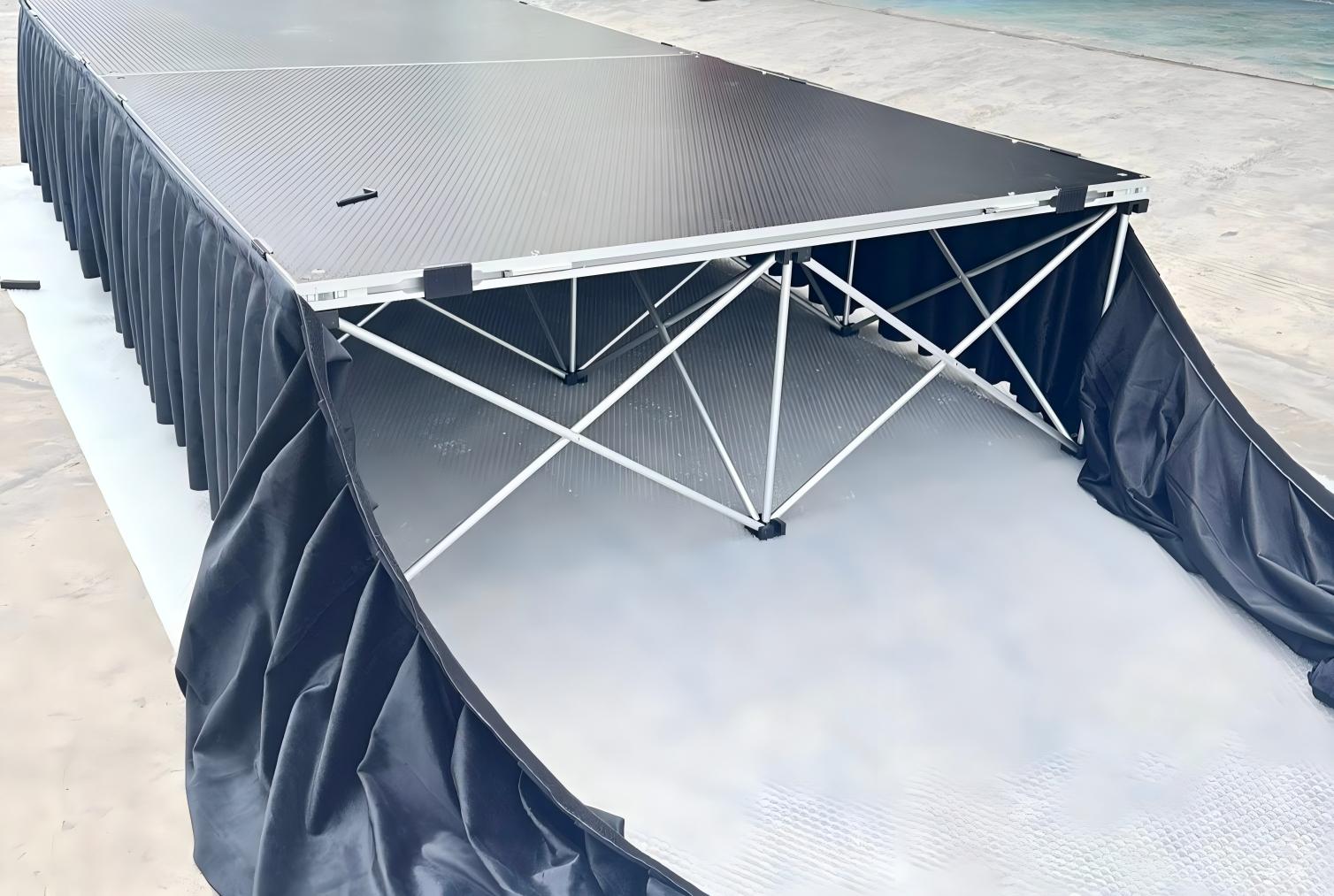 Stage Deck Edge Clips مقاطع حافة سطح المسرح