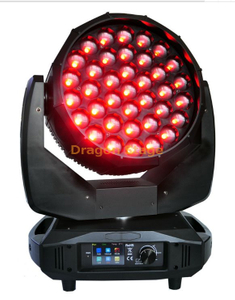 37 * 15W RGBW Wash 4in1 Zoom LED Wash Moving Head Light لـ DJ Event Disco