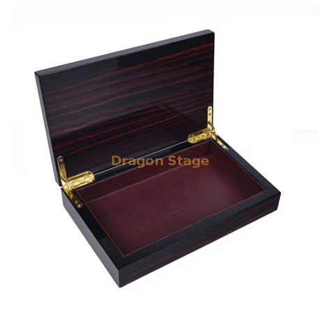 المملكة العربية السعودية موسم جدة تغليف MC شعار مخصص فاخر مطبوع قابل لإعادة التدوير صندوق عرض خشبي مستطيل للشوكولاتة