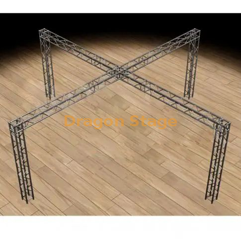 290mm Truss 20'x20' X على شكل كشك المعرض التجاري / نظام المعرض - وحدات F34 Box Truss