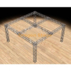 Global Truss 20'x20 'كشك المعرض التجاري / نظام العرض - Modular F34 Box Truss مع زوايا كتلة التقاطع العالمية والصليب المركزي