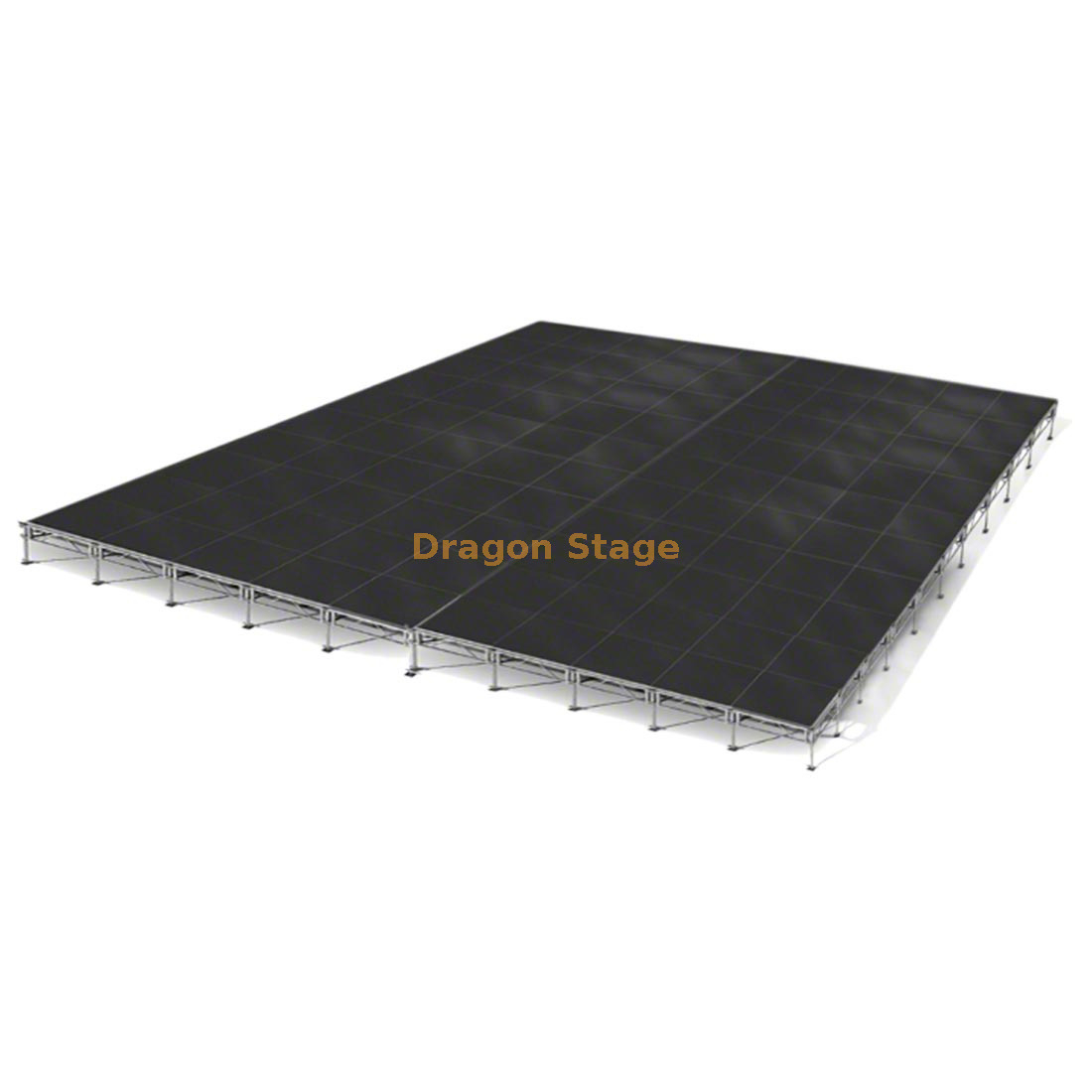 نظام مسرح ألمنيوم معياري مقاس 40 × 40 قدمًا مع أرجل قابلة للتعديل