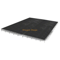 نظام مسرح ألمنيوم معياري مقاس 40 × 40 قدمًا مع أرجل قابلة للتعديل