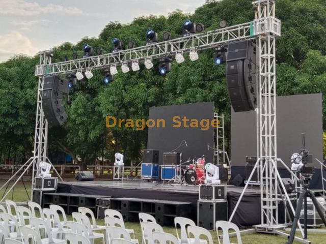 الهدف Post 8x6M وحدة المعرض الخطية الجمالون الجمالون