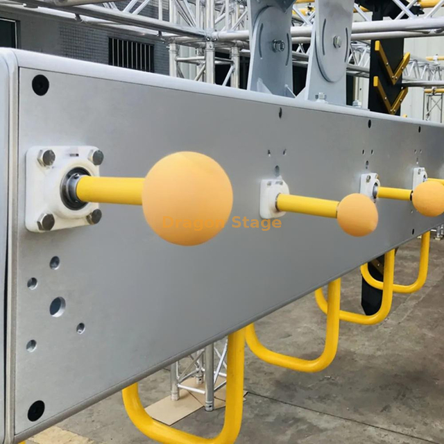 مربعات اجتياز مع شريط القرد