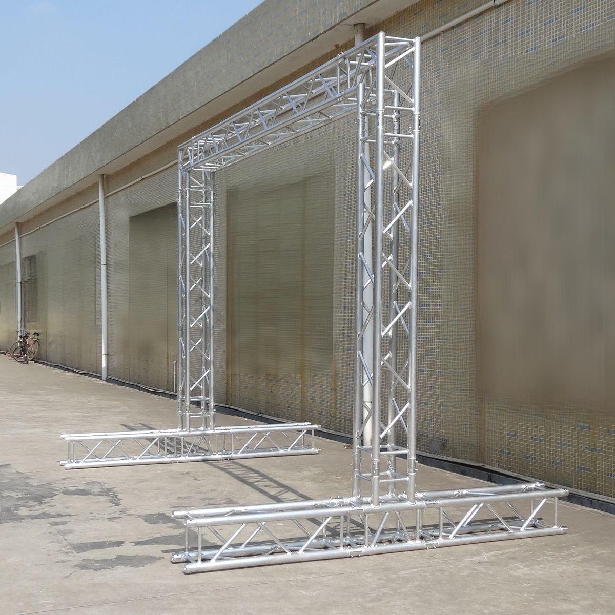 تروس هدف ألومنيوم 3 &times; 3 م مع قاعدة عميقة 2.5 م للأحداث الرياضية ولافتات المدخل والعلامات التجارية.jpg