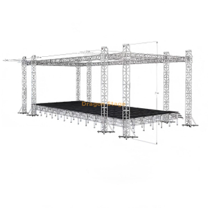 نظام تروس خارجي احترافي من الألومنيوم مقاس 12 × 8 × 7 م