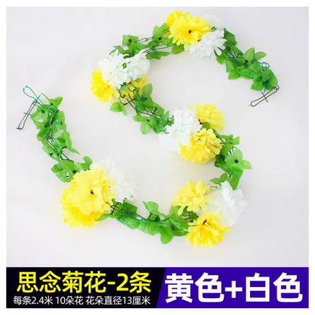 خلال مهرجان Qingming ، تم استخدام chrysanthemums المحاكاة في القبر الكاسح ، والعروض التضحية ، وإمدادات الدفن. تم استخدام شواهد القبور للاحتفال بالسكريزانثيمات باللون الأصفر والأبيض