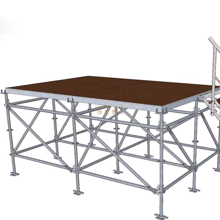 الثقيلة الحفل الكبير خشبي قابل للتعديل رخيصة طبقة الصلب المحمولة المرحلة 12x20m 