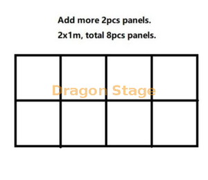 حامل أرضي مخصص لتروس جبل 2 × 1 متر