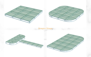 مرحلة تغطية حمام سباحة واضحة 12.2x6.1m