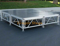 الألومنيوم في الهواء الطلق منصة المرحلة 4x4ft المنصة للحفل 15.86x4.88m
