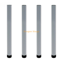 أرجل الارتفاع الثابتة المحمولة المرحلة المحمولة من الألومنيوم