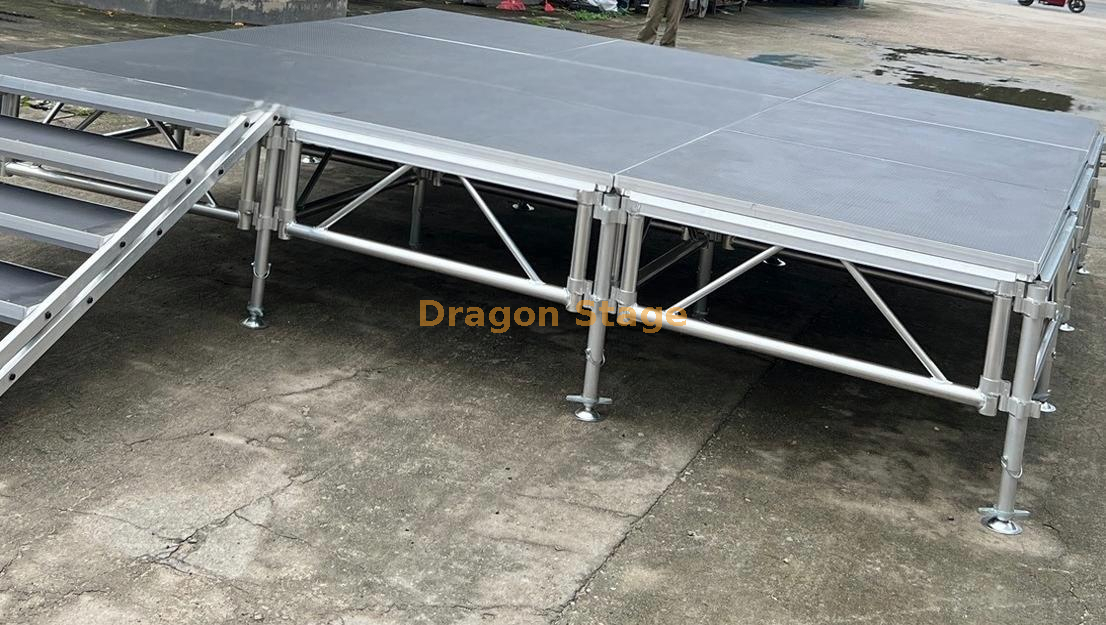 نظام تروس منصة المرحلة المحمولة القابلة لإعادة التدوير لمرحلة الحدث 17.08x8.54m