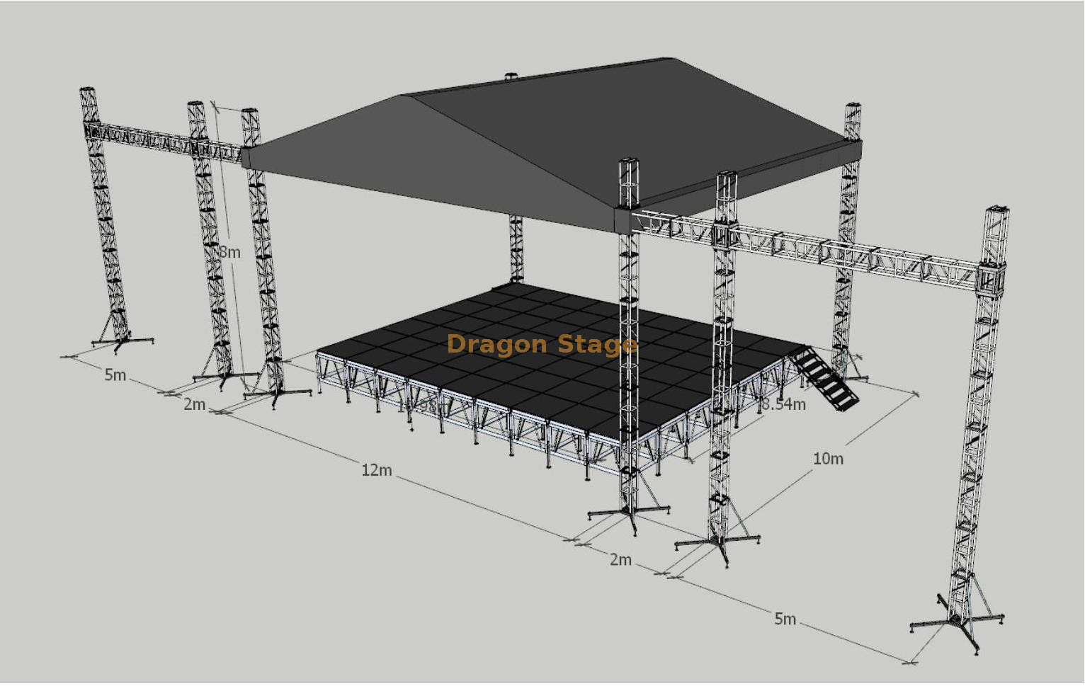 سقف LED SPEAKER TRUSS
