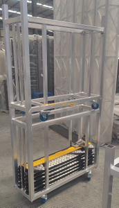 عربة منحدر الكابلات المصنوعة حسب الطلب من الألومنيوم / عربة مناولة المواد الصناعية المصنوعة من الألومنيوم