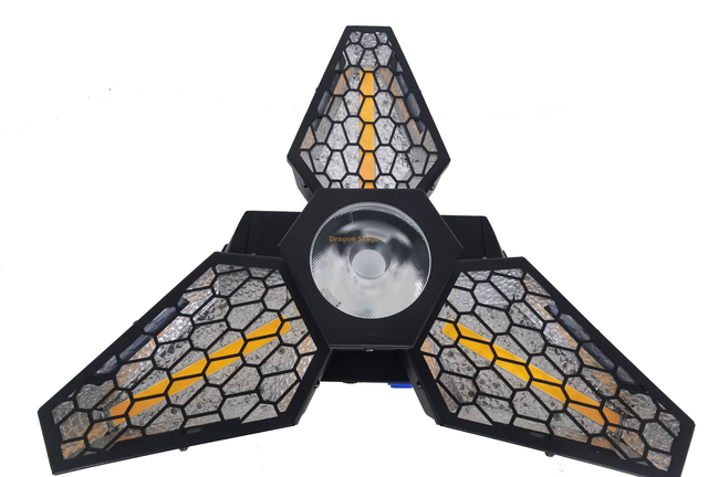 ضوء ريترو لورقة القيقب الدوار اللانهائي