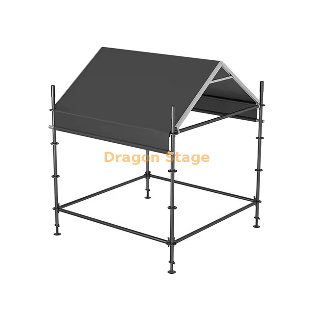 كشك وحدة التحكم Layher FOH الاحترافية - محطة التحكم في الصوت والإضاءة للخدمة الشاقة