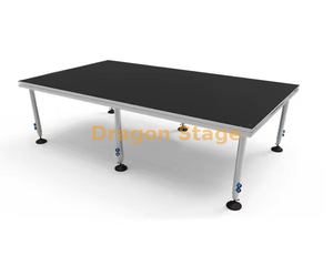 6 أرجل محمولة مرحلة الحدث DJ Table Stage Platform 1.5x1m