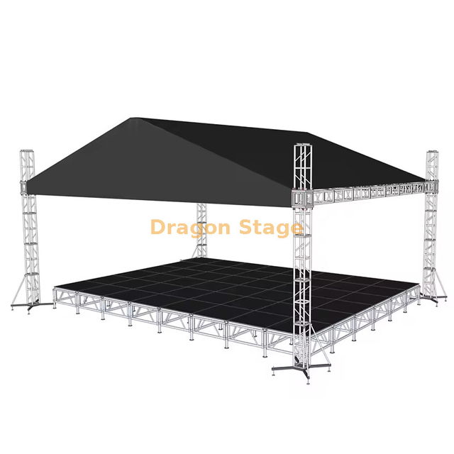 صالة رياضية في الهواء الطلق تروس السقف الثلاثي 10x8x5m