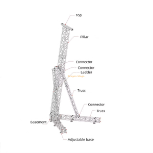 برج سماعات صفيف الألومنيوم 