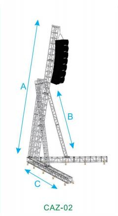 تروس الصوت المحمولة في الهواء الطلق للحدث 10 م