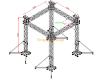 تروس نظام عرض أضواء الحدث تروس 3x3x4m
