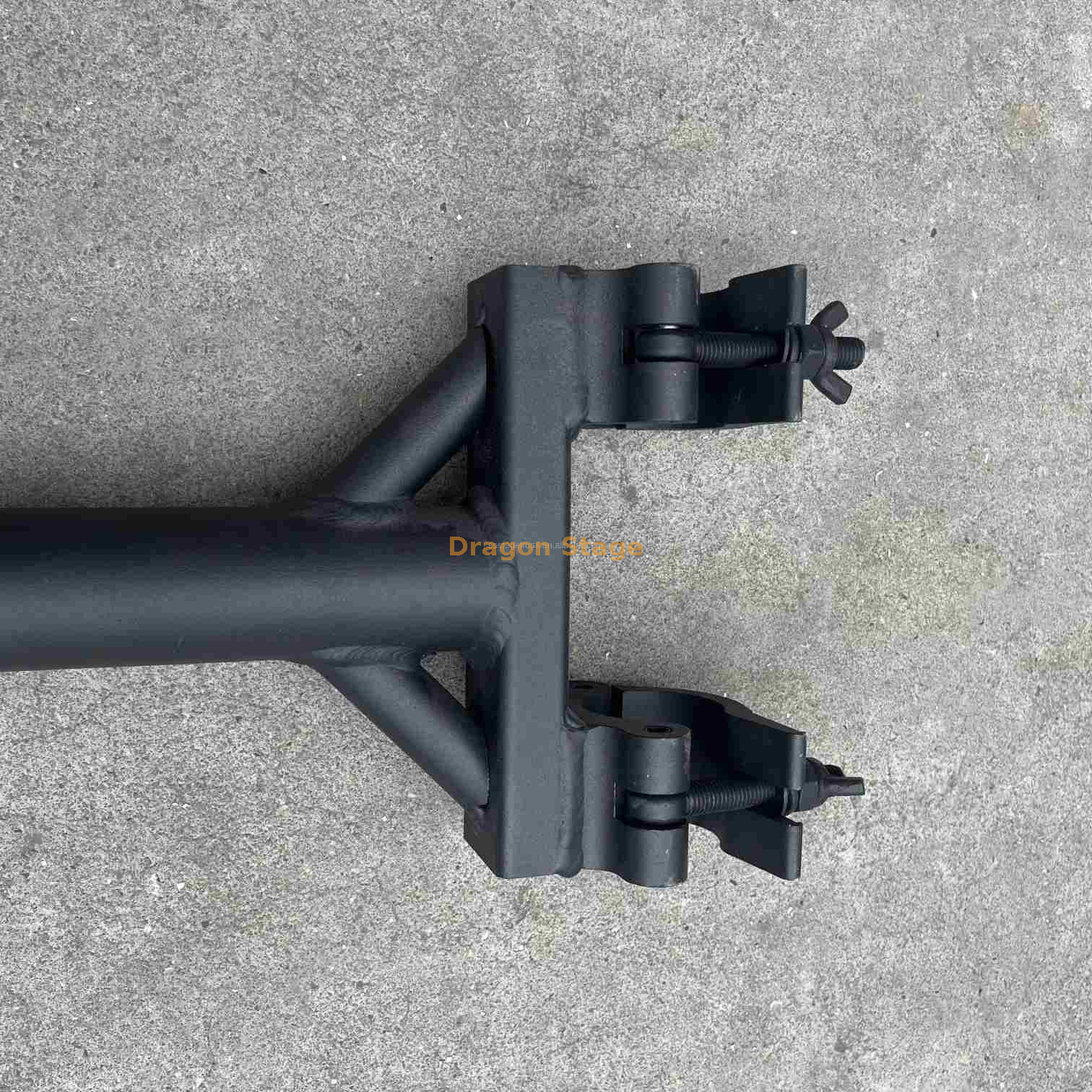 عمود ذراع الذراع مع مشبك الأنابيب المزدوجة