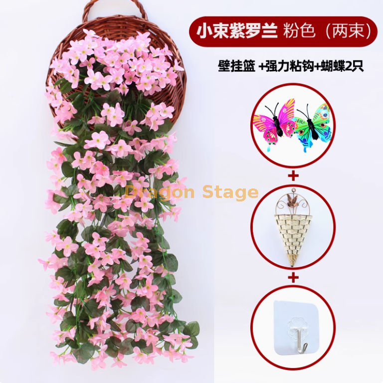 藕色 小紫罗兰送篮钩